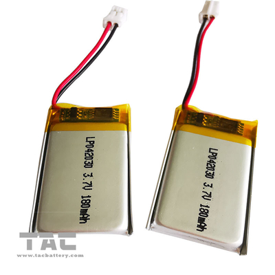 Lítio Ion Batteries Lipo Battery Rechargeable do polímero de LP042030 3.7V 180mAh