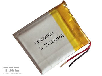 Baterias de íon de lítio ambientais 3.7V do polímero 180MAH GSP422025