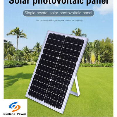 Mono painel solar 18V 30W 1.66A do silicone Monocrystalline para a casa