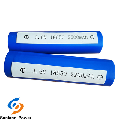 Dispositivos de Ion Cylindrical Battery For Home do lítio de ICR18650 3.7V 2200mah