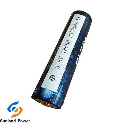 OEM Li Ion Battery cilíndrico ICR18650 3.6V 3350mah com terminal de USB