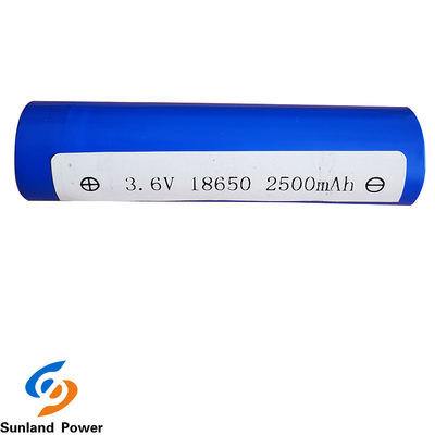 Recarregue o lítio Ion Cylindrical Battery ICR18650 3.6V 2500mah com terminal de USB