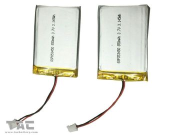 Baterias de íon de lítio do polímero das baterias de GSP053450 3.7V 850mAh para o perseguidor de GPS