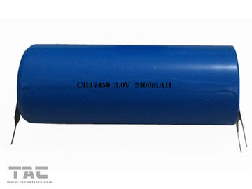 Bateria do dióxido do manganês do lítio da bateria do Li-manganês de CR17450 3.0V 2400mAh