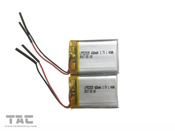 Bateria recarregável LP552535 3.7V 400mAh do polímero de GSP552535 Li para IoT
