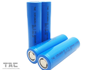 Bateria cilíndrica do íon do lítio do poder superior ICR18650 3.7V 2600mAh 9.62Wh