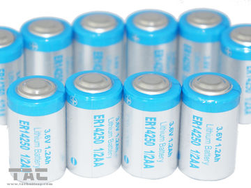 bateria de lítio ER14250 do amplificador 3.6V 1200mAh para a máquina do controle de Digitas
