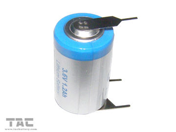 bateria de lítio ER14250 do amplificador 3.6V 1200mAh para a máquina do controle de Digitas
