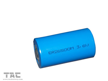 Bateria preliminar ER26500M 3.6V do lítio LiSOCl2 com Auto-Vida longa para medidores de fluxo