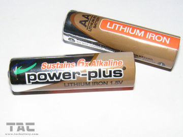 Poder preliminar da bateria LiFeS2 1.5V AA L91 do ferro do lítio mais o tipo para GPS