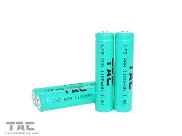 Bateria preliminar LiFeS2 1.5V AAA/L92 do ferro do lítio com taxa alta 1100 mAh