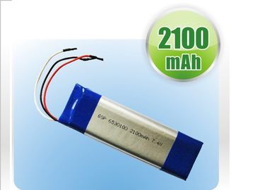 865155 baterias de íon de lítio do polímero de 3.7V 8000mAh para o equipamento bonde