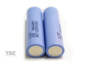 põe a bateria cilíndrica 3.7v 2200mAh do íon do lítio do banco 3-5C 18650