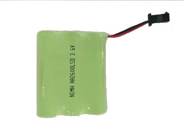 Bloco AA 2700MAH pronto para uso recarregável da bateria de Nimh para a luz do diodo emissor de luz