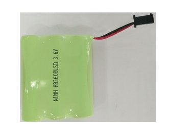Bloco AA 2700MAH pronto para uso recarregável da bateria de Nimh para a luz do diodo emissor de luz