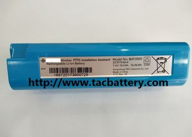 banco do poder da bateria recarregável 2S4P 7.4V10.4AH do Li-íon de 3.7V INR18650