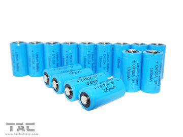Bateria preliminar 1500 mAh do lítio LiMnO2 de CR123A com densidade de alta energia