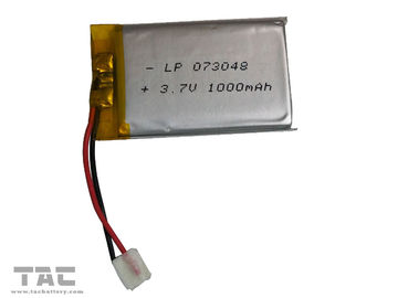 Íon do lítio do polímero da bateria LP073048 3.7V 800mAh de Lipo para a produção elétrica
