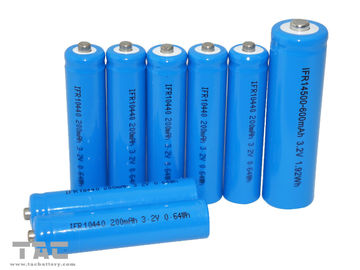 Baterias do Li-íon 3.2V LiFePO4 200mAh de IFR10440 AAA para o produto solar