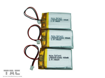 Lítio recarregável do polímero da bateria LP052030 3.7V 200mAh de Lipo para Bluetooth