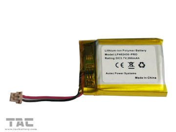 Bateria do bloco 3.7V 1.3AH da bateria de Lipo com fio e conector para o massager