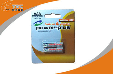 LiFeS2 de bateria de Ferro de lítio primária 1, 5V AAA / L92 Power Plus bateria para meados, E-book