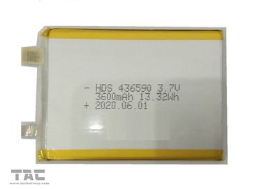3.7v bateria do Li-íon 3600mah 436590 para sistemas de segurança e de alarme