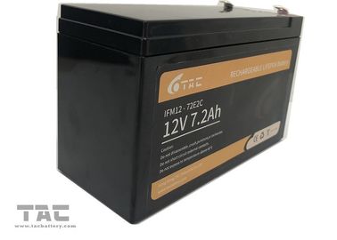 bloco da bateria de 7.2Ah 12V LifePO4 para a substituição acidificada ao chumbo clara alternativa e solar