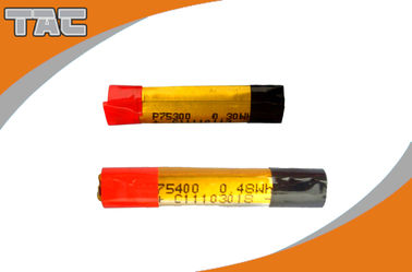 3.7 v baterias de íon de lítio de polímero 120mAh dimensão 7.5 * 40,5 mm para cigarros elétricos