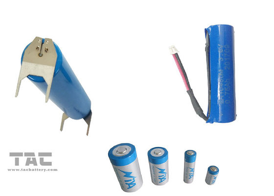 Bateria de lítio ER10450 3,6 v 750mAh com a etiqueta de Electrinic para o alarme