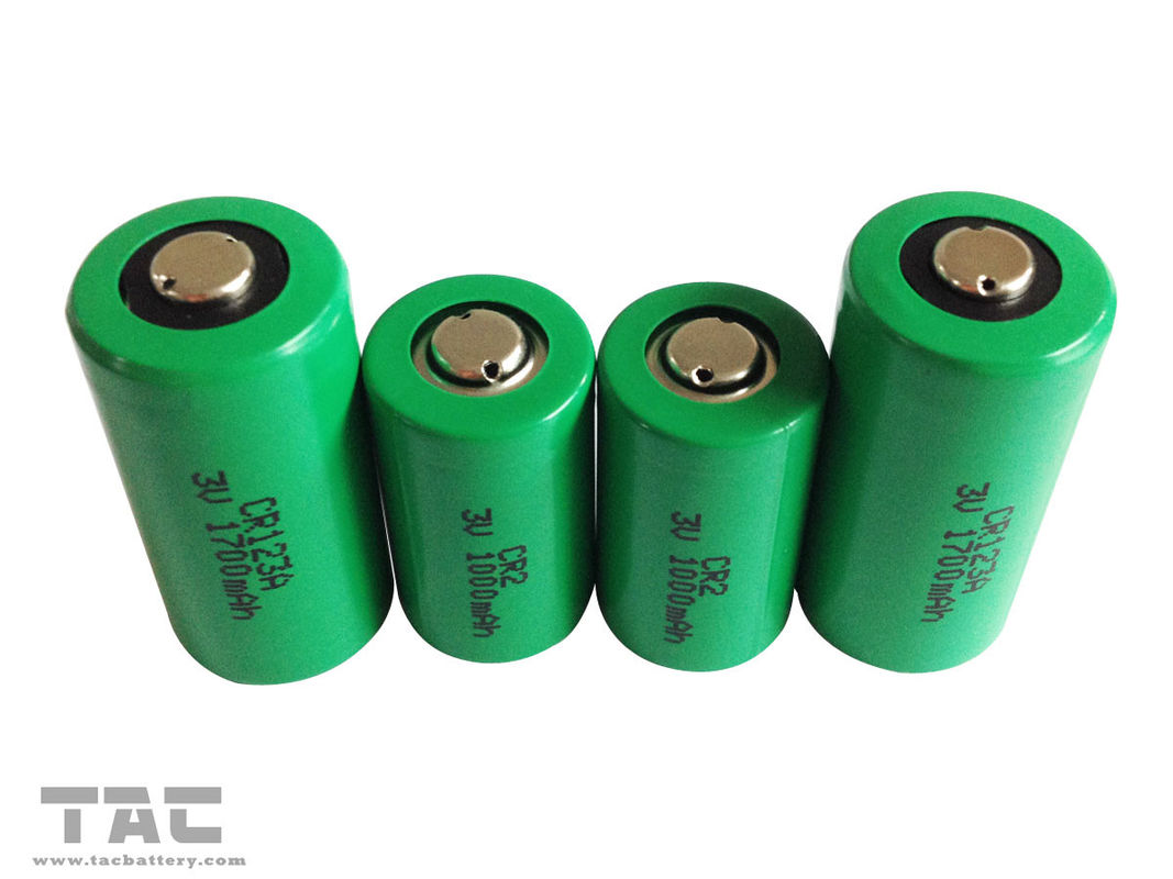 Bateria de lítio preliminar 1700mah da bateria de CR123A similar com Panasonic