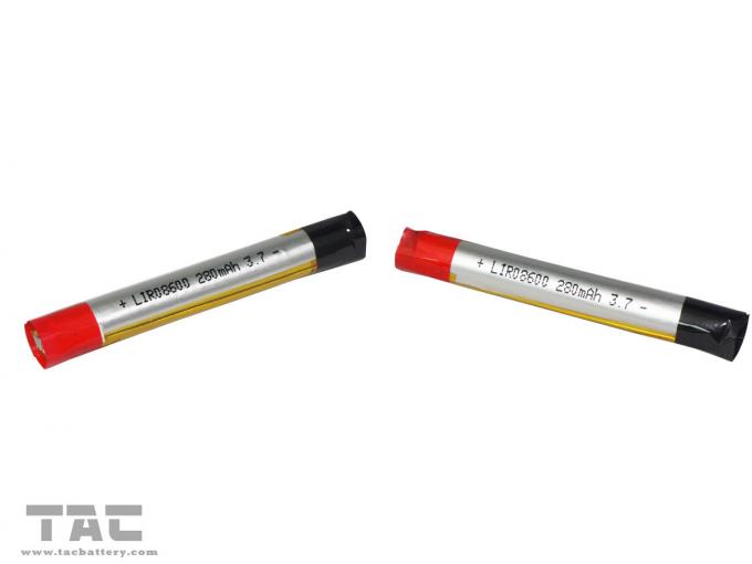 Mini bateria cilíndrica LIR08600 do polímero para a pena do bluetooth de Samsung