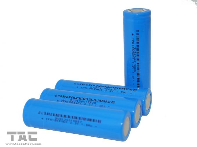 Bateria 1400mAh da bateria de lítio IFR18650 3.2V LiFePO4 para a lanterna elétrica