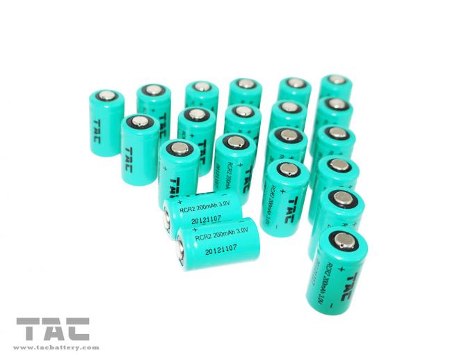 Bateria recarregável de CR2/IFR15270 200mAh 3.0V LiFePO4 para sistemas de vigilância remotos