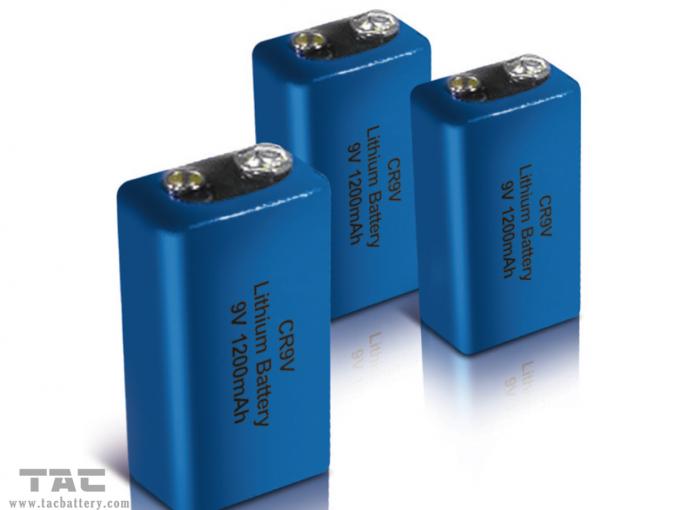 Bateria bateria/manganês do lítio de CR9V para o sistema de alarme do fumo
