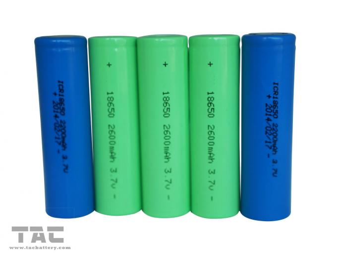 Lítio Ion Cylindrical Batteries do de alta capacidade 3.7v 18650 2600mAh