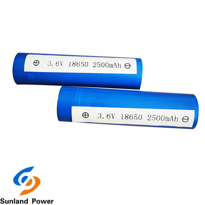 Recarregue o lítio Ion Cylindrical Battery ICR18650 3.6V 2500mah com terminal de USB