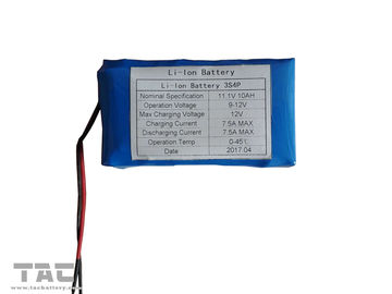 Bateria recarregável do íon do lítio do de alta capacidade 18650 2500mAh 3S4P 11.1V 10Ah