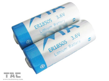 bateria de lítio preliminar de 3.6V ER18505 3600mAh para o medidor de serviço público, seguimento de GPS