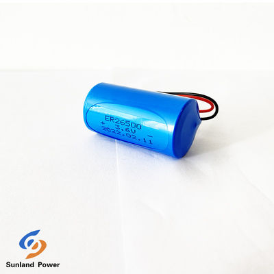 Bateria não recarregável de 3,6 V LiSOCL2 ER26500 9AH com conector JST para equipamento repelente de mosquitos