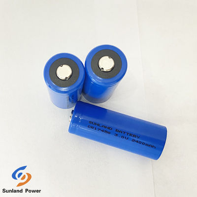 Bateria primária 3.0V CR17450 Smart Home 2400mAh Bateria Li-MnO2
