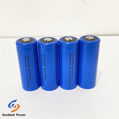 Bateria primária 3.0V CR17450 Smart Home 2400mAh Bateria Li-MnO2