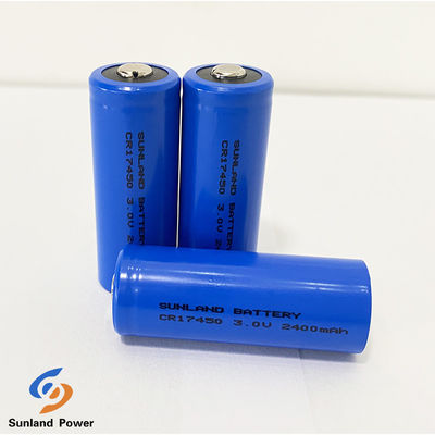 Bateria primária 3.0V CR17450 Smart Home 2400mAh Bateria Li-MnO2