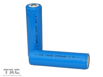 põe as baterias cilíndricas 3.7v 2200mAh do íon do lítio do banco 3-5C 18650
