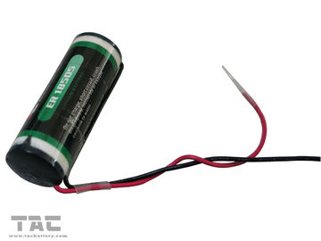 Bateria impermeável 3.6V ER18505 do lítio LiSOCl2 100 miliampères