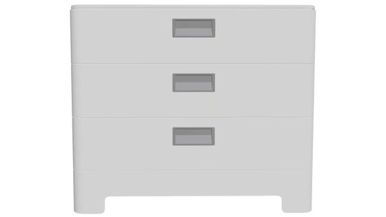 Bateria de lítio recarregável empilhável durável 51.2V 50Ah para casa