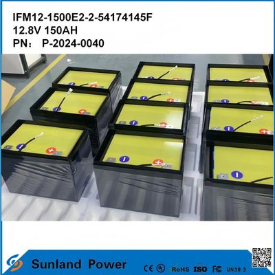 12V LiFePO4 Bateria Pack Vida útil 3-5 anos com material de caixa de plástico ABS e tensão nominal 12,8V