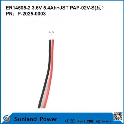 3.6V 5.4AH ER14505-2 Bateria primária Alta e estável tensão de funcionamento longa vida útil