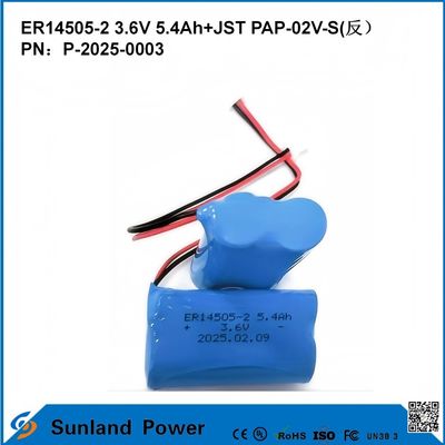 3.6V 5.4AH ER14505-2 Bateria primária Alta e estável tensão de funcionamento longa vida útil