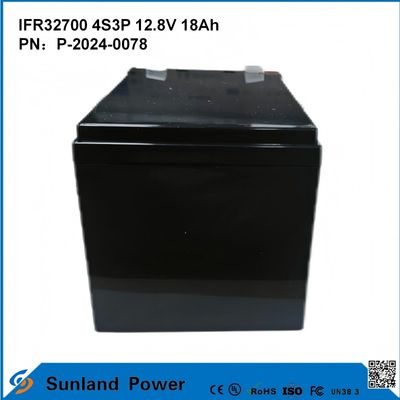 IFR32700 4S3P 12.8V 18Ah Para luz solar de inundação LEDs de jardim Luzes solares bateria lifepo4